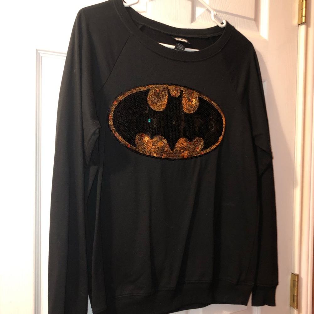 Sequin Batman Sweatshirt